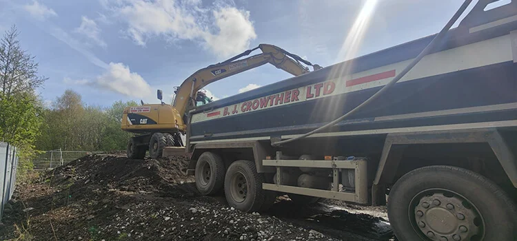 Hazardous spoil removal project for Hedigan Construction